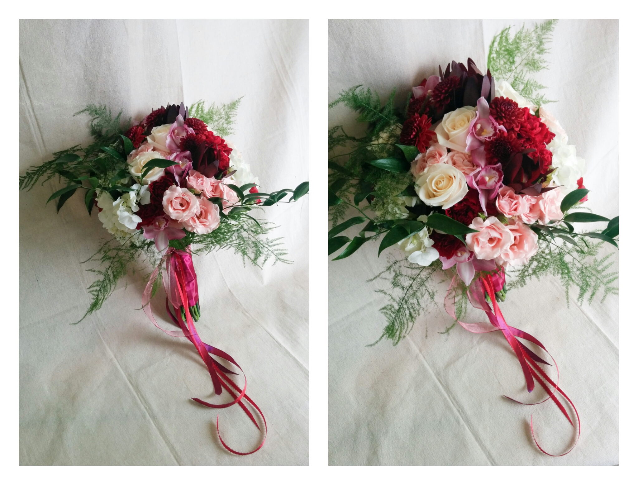 Bouquet sui toni Bordeaux 9